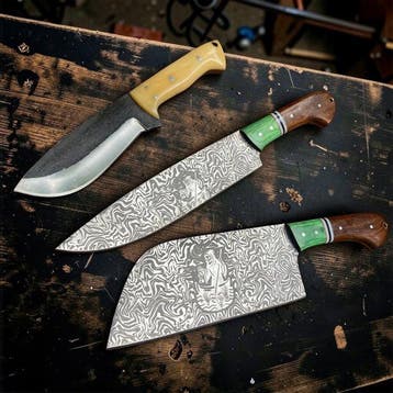 Keukenmes - Utility knife - Vintage Pro Viking-stijl