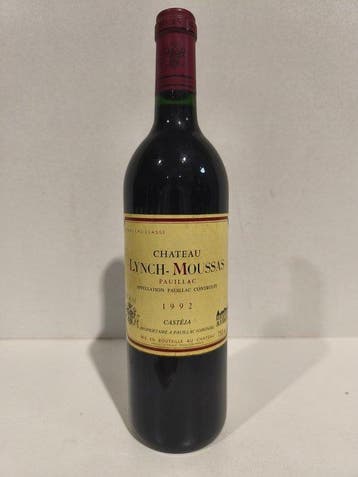1992 Château Lynch-Moussas - Pauillac Grand Cru Classé - 3, Verzamelen, Wijnen, Nieuw