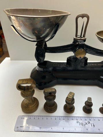 Libra Scale Co - Keukenweegschaal - Verguld messing,