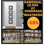 Schuiframen, deuren, ramen, stockverkoop, maatwerk -15%, Ophalen of Verzenden, Deurkozijn