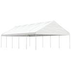 vidaXL Prieel met dak 11,15x5,88x3,75 m polyetheen wit, Verzenden, Nieuw