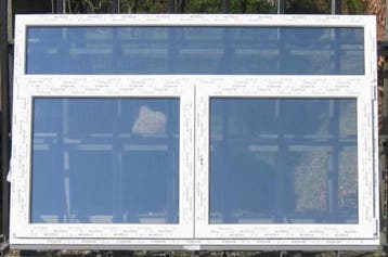 pvc raam , chassis , venster , kozijn 213 x 135 wit, Kunststof, Raamkozijn, Nieuw, Ophalen of Verzenden