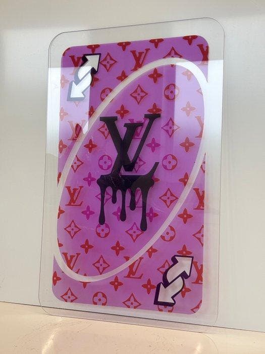 Rob VanMore - UNO Reverse by LV XXL, Antiquités & Art, Art | Peinture | Moderne