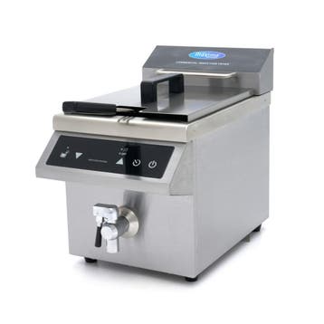 Friteuse - 8 L - 1 panier - induction - avec robinet de, 4 litres ou plus, Verzenden, Neuf