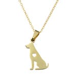Fako Bijoux - Ketting Met Hanger - Stainless Steel - RVS -, Verzenden