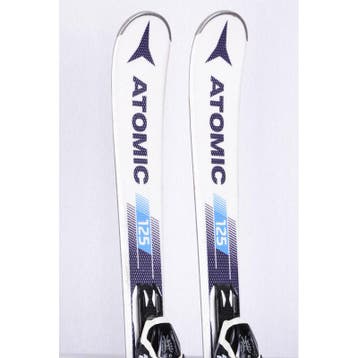 125 skis ATOMIC ETL, white, piste rocker + Atomic L10, Verzenden, Gebruikt, Atomic