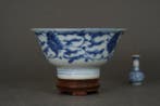 Jiaqing (1796-1820) - Bol - Large Stylized Florals and Root