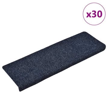 vidaXL Trapmatten Zelfklevend 30 stuks 65x21x4 cm Blauw, Verzenden
