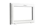 PVC kiep b100xh60 cm Antraciet, Gevelraam of Ruit, Minder dan 80 cm, 80 tot 120 cm, Nieuw