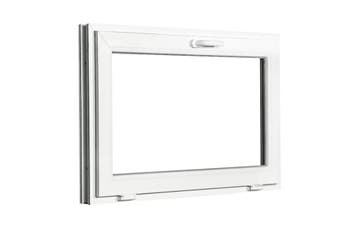 PVC kiep b100xh60 cm Antraciet, Ophalen of Verzenden, Gevelraam of Ruit