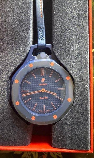 Swatch Royal Pop - Swatch × Audemars Piguet ORENJI HACHI -