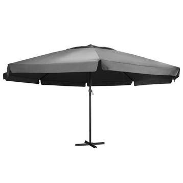 Parasol double 600cm anthracite : seconde chance a prix r..., Jardin & Terrasse, Verzenden