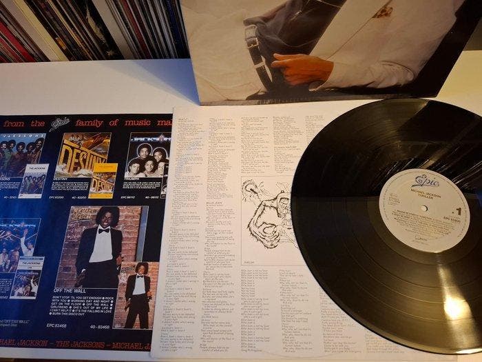 Michael Jackson - Thriller/Bad - Diverse titels - LP albums, Cd's en Dvd's, Vinyl Singles