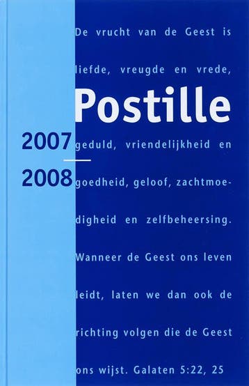 POSTILLE 59 (2007-2008) 9789023922247, Boeken, Godsdienst en Theologie, Verzenden, Zo goed als nieuw