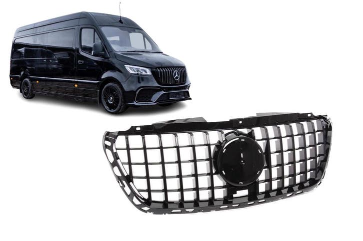 Carnamics Grille | Mercedes-Benz Sprinter 18-22 4-d (W907) |, Auto-onderdelen, Carrosserie, Nieuw, Verzenden