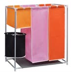 vidaXL 3-delige Wassorteerder met wasmand, Huis en Inrichting, Verzenden, Nieuw
