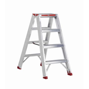 Altrex dubbele trapladder Sierra 2×4 treden, Ophalen of Verzenden, Nieuw, Trap, Minder dan 2 meter
