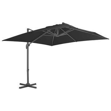 vidaXL Zweefparasol met aluminium paal 300x300 cm, Verzenden