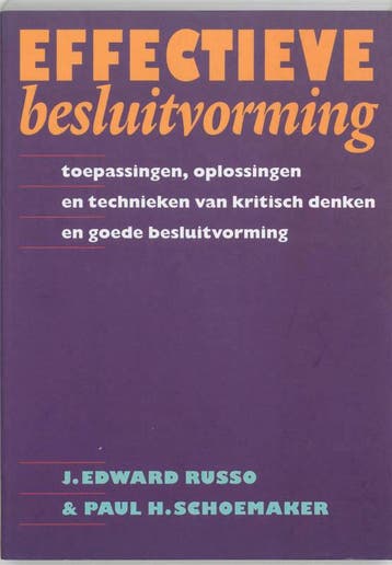 Effectieve besluitvorming 9789057121340 J.E. Russo, Verzenden, J.E. Russo