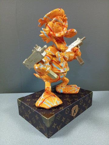 Brother X - Angry Duck by Louis Vuitton XL (vivid colors -, Antiek en Kunst
