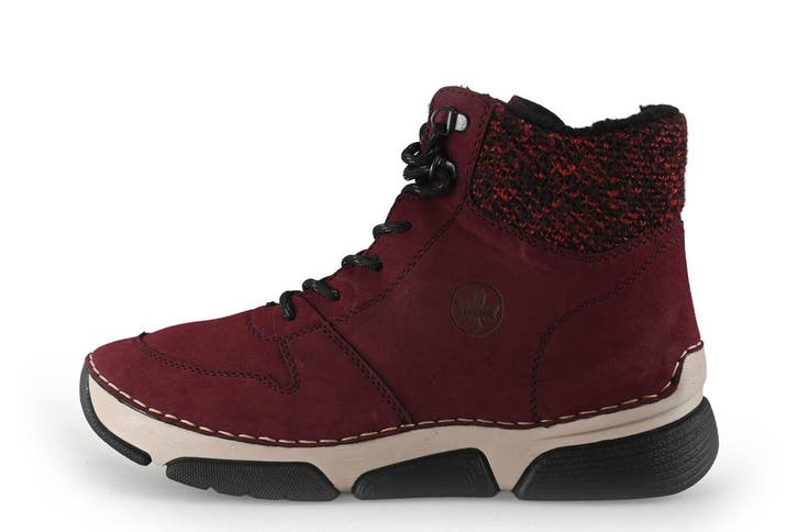 Rieker Snowboots in maat 42 Rood, Kleding | Dames, Schoenen, Rood, Zo goed als nieuw, Snowboots, Verzenden