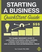 Starting a Business QuickStart Guide 9781945051821, Verzenden, Gelezen, Ken Colwell Mba