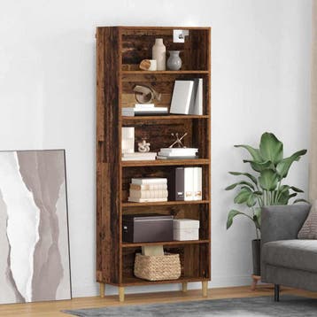 vidaXL Highboard Oud Hout 69,5 x 32,5 x 180 cm Bewerkt hout, Verzenden, Nieuw