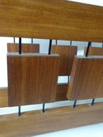 BroVorm - Boekenkast - teakhout/ ijzer - Mid century