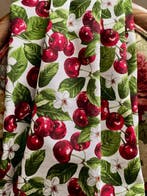 Double largeur, tissu imprimé de fleurs de cerisier. -, Antiquités & Art