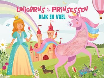 Kijk en voel - Unicorns & prinsessen / Speuren/zaklamp, Verzenden, Zo goed als nieuw, Fiona Huisman