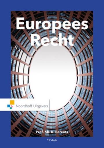 Europees recht 9789001862985 R. Barents, Verzenden, R. Barents