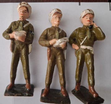 Figurine militaire miniature (12) - Composite