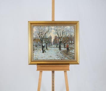 Ferenc Gaal (1891-1956) - Elisabethplatz im Winter, München