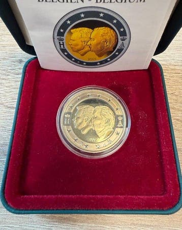 België. 2 Euro 2005 Economische Unie Proof (Zonder