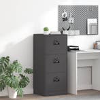 vidaXL Bestandkast Zwart 45,5 x 42 x 106,5 cm Koudgewalst, Verzenden, Nieuw