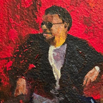 Alan Cooper - Killing time, Antiek en Kunst, Kunst | Schilderijen | Modern