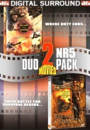 2 films in 1 Escape From en Fire Over Afghanistan(dvd nieuw), Cd's en Dvd's, Dvd's | Actie, Ophalen of Verzenden, Nieuw in verpakking