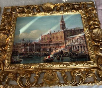 V. Bucci (XX) - Veduta di Piazza San Marco dal Canale