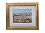 Dirk Vano (XX) - Scorcio di Firenze con Palazzo Vecchio