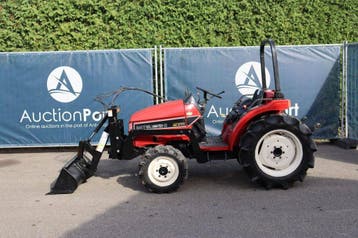 Veiling: Minitractor Mitsubishi MT205 Diesel 20pk Met Voorla, Ophalen