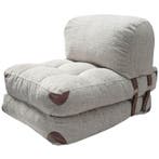 Evila Originals Fauteuil Met Slaapfunctie, Grijs - Outlet, Verzenden