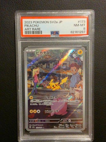 Pokémon - 14 Graded card - Pikachu, Dracaufeu, Raichu,