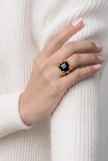 Gucci - Bague - 18 carats Or jaune, Bague Gucci en or jaune, Bijoux, Sacs & Beauté, Bagues