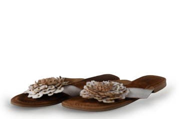 Lazamani Slippers in maat 39 Wit, Slippers, Verzenden, Wit, Lazamani