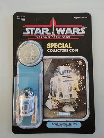 Kenner - Action figure Star Wars 1977 R2D2 Pop Up Saber, Nieuw