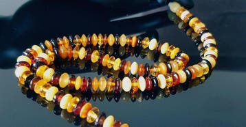 Amber Natuurlijke Baltische barnsteenketting- 10 g