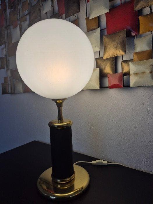 Kaci - Tafellamp - Messing - Vintage 1970s table lamp –, Antiquités & Art, Curiosités & Brocante