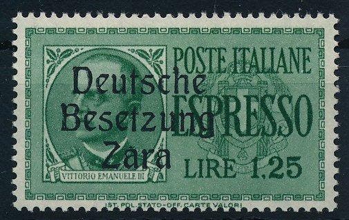 Reich allemand - occupation de Zara 1943 - Timbre express, Postzegels en Munten, Postzegels | Europa | Duitsland