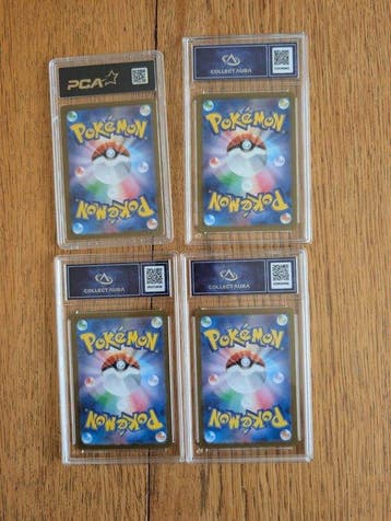 Pokémon - 4 Graded card - Lucario, Mimikyu, Kyurem & Zacian