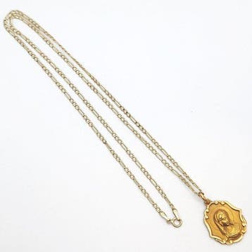 Ketting met hanger - 18 karaat Geel goud